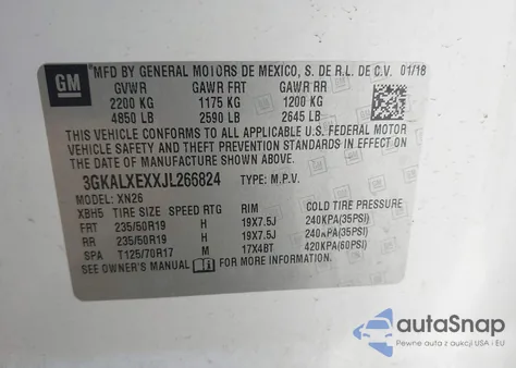 2018 GMC Terrain Denali from USA, damaged, VIN 3GKALXEXXJL266824